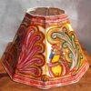 Peacocks-big-Leather-Lampshade at Shilphaat.com