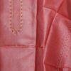 Rust-Orange-Mens-pure-silk-kurta-fabric at Shilphaat.com