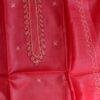 Sindoor-Red-Mens-pure-silk-kurta-fabric at Shilphaat.com
