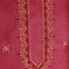 Sindur-Red-gents-tussar-silk-kuta-fabric at Shilphaat.com