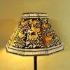Yellow-Birds-on-Black-Base-Tholu-Bommalata-Lampshade-Shilphaat