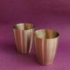 tapered-base-matt-finish-brass-tumbler-glass at Shilphaat.com