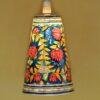 Blue-and-Pink-Lotus-tholu-bommalata-hanging-lamp at Shilphaat.com