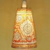 Orange-flowers-tholu-bommalata-hanging-lamp at Shilphaat.com