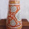 Orange-flowers-tholu-bommalata-pendant-lamp Shilphaat.com