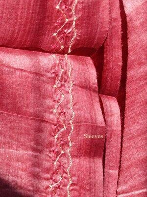 Wine-Red-gents-silk-kurta-fabric at Shilphaat.com