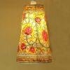 Yellow and-Pink-Lotus-tholu-bommalata-hanging-lamp-at Shilphaat.com