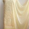 Beige-Yellow-chikankari-cotton-dress-material at Shilphaat.com