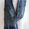 Indigo--Ajrakh-cotton-Scarf at Shilphaat.com