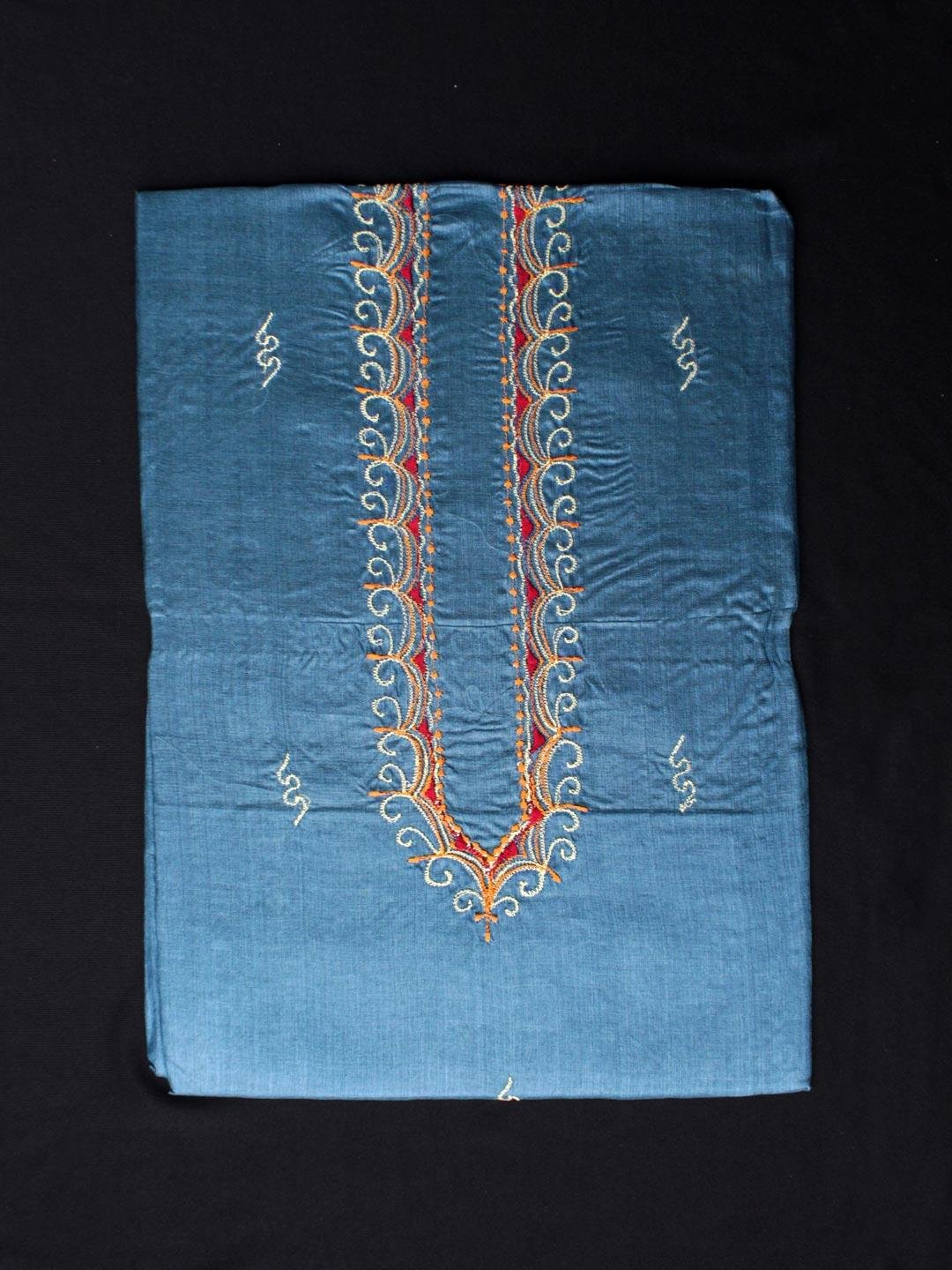 Metal-Blue-mens-silk-kurta-fabric Metal-Blue-mens-silk-kurta-fabric at Shilphaat.com