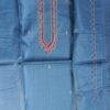 Metallic-Blue-Mens-pure-silk-kurta-fabric at Shilphaat.com