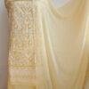 Yellow-chikankari-cotton-dress-material-Shilphaat