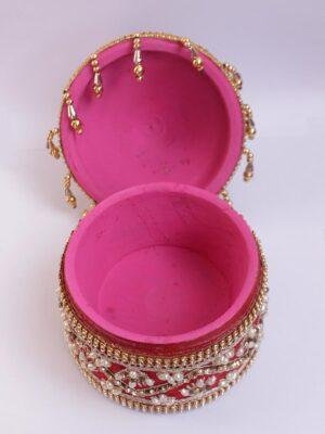 Beads-and-Roses-Red-wooden-marriage-Sinhora at Shilphaat.com