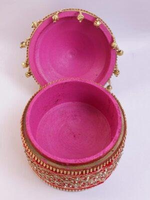 Crystal-Red-Lace-medium-wooden-marriage-Sinhora at Shilphaat.com