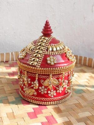 Zari-and-Crystal-velvet-lace-small-wooden-wedding-sinhora