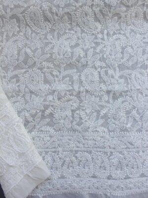 Cream-chikankari-cotton-3pc-dress-material
