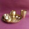 Brass-Dinnerware-set-of-7 at Shilphaat.com