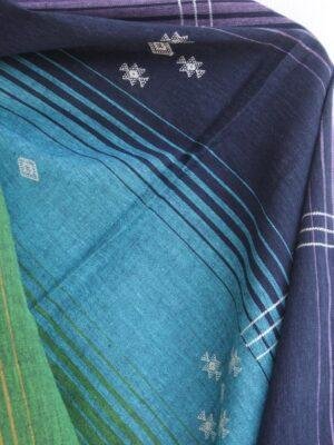 Kala-cotton-multicolour-bhujodi-dupatta-shawl at Shilphaat
