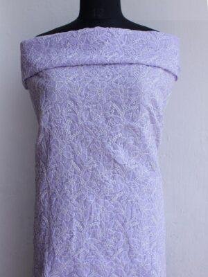 Lavender-chikankari-cotton-3pc-ladies-suit at Shilphaat.com
