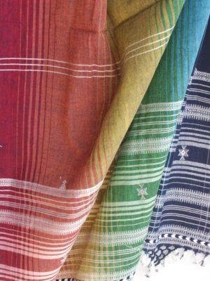 Multicolour-Kala-cotton-Bhujodi-dupatta-Shilphaat