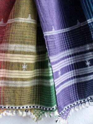 Rainbow-authenic-Kala-cotton-Bhujodi-Dupatta