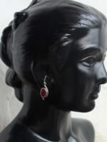 925 silver and garnet Earrings - Image 3