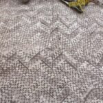 Ash-Grey Block-Printed pure cotton fabric