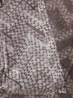 Ash-Grey Block-Printed pure cotton fabric - Image 2