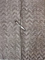Ash-Grey Block-Printed pure cotton fabric - Image 3