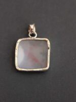 Autumn- Dendritic Agate Silver Pendant - Image 3