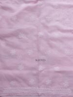 Baby-Pink cotton Chikankari 3pc Ladies suit - Image 4