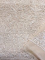 Beige cotton Chikankari Dress-material - Image 4