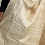 Beige Ghicha Tussar Silk Dupatta