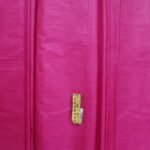 Berry-Pink paper Tussar Silk Fabric