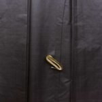 Black paper Tussar Silk Fabric