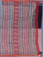 Black and Red Bagru Kota cotton Saree - Image 3