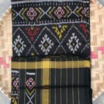 Black pure silk Patan Patola Dupatta