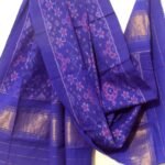 Blue Patan Patola Woolen Shawl