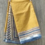 Heena-Green Bagru-Printed Kota-doria Saree