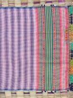 Blue and white cotton Bhujodi dupatta - Image 3