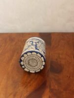 Blue, white Tholu Bommlata Pen Holder - Image 2