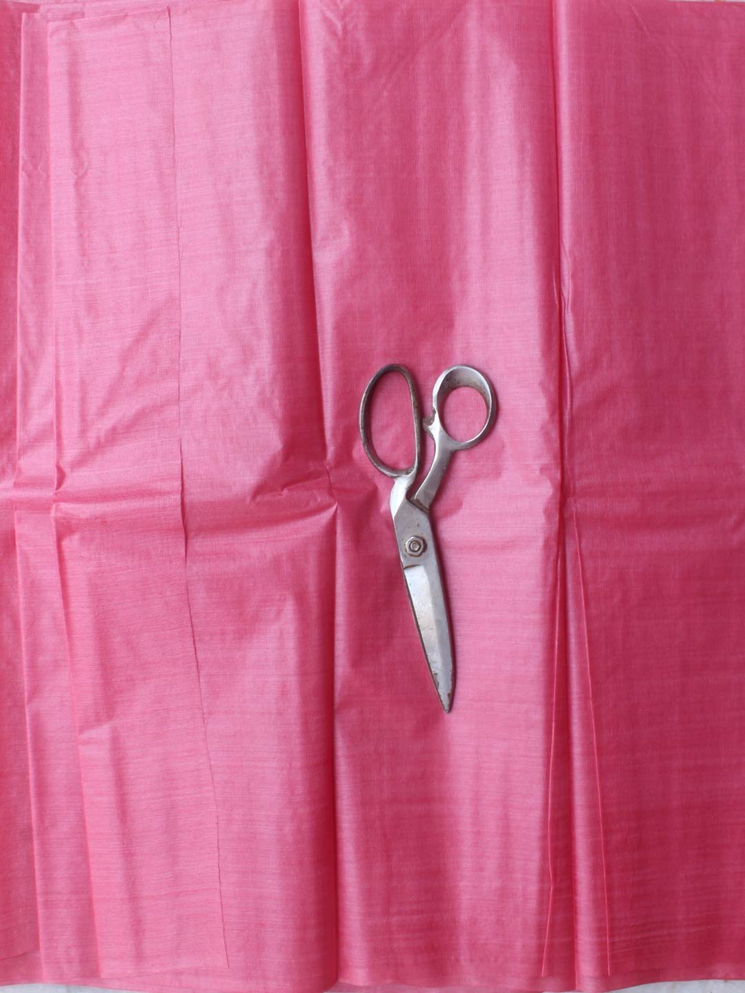 Blush-Pink-Bhagalpuri-paper-tussar-silk-Fabric-Shilphaat.jpg Blush-Pink paper tussar silk Fabric - Image 1