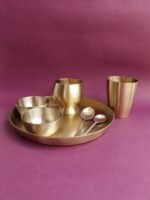 Traditional Brass Dinnerware set of 7