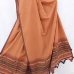 Brown handloom Bhujodi cotton Dupatta