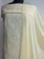 Butter Yellow jaal Chikankari cotton Dress-material - Image 2