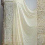 Butter Yellow jaal Chikankari cotton Dress-material