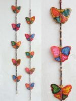 Butterfly Tholu-Bommalata Door Hanging