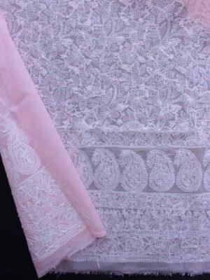 Candy-Pink-chikankari-cotton-kurta-fabric-for-women