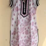 White cotton Chikankari ladies kurti