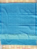 Cyan Blue Patan Patola woolen Shawl - Image 4